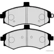 Jeu de 4 plaquettes de frein avant HERTH+BUSS JAKOPARTS J3600547 - Visuel 2