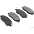Jeu de 4 plaquettes de frein avant HERTH+BUSS JAKOPARTS J3600549 - Visuel 1