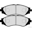Jeu de 4 plaquettes de frein avant HERTH+BUSS JAKOPARTS J3600902 - Visuel 2