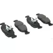 Jeu de 4 plaquettes de frein avant HERTH+BUSS JAKOPARTS J3600908 - Visuel 1