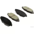 Jeu de 4 plaquettes de frein avant HERTH+BUSS JAKOPARTS J3600909 - Visuel 1