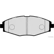 Jeu de 4 plaquettes de frein avant HERTH+BUSS JAKOPARTS J3600909 - Visuel 2