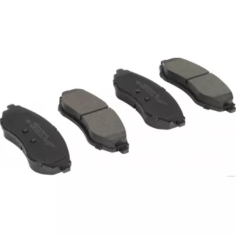 Jeu de 4 plaquettes de frein avant HERTH+BUSS JAKOPARTS
