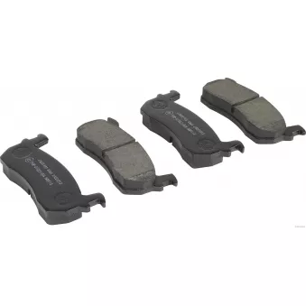 Jeu de 4 plaquettes de frein avant HERTH+BUSS JAKOPARTS