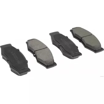 Jeu de 4 plaquettes de frein avant HERTH+BUSS JAKOPARTS