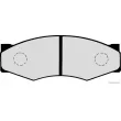 Jeu de 4 plaquettes de frein avant HERTH+BUSS JAKOPARTS J3601011 - Visuel 2