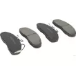 Jeu de 4 plaquettes de frein avant HERTH+BUSS JAKOPARTS J3601015 - Visuel 1