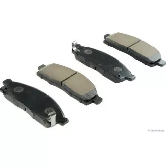 Jeu de 4 plaquettes de frein avant HERTH+BUSS JAKOPARTS