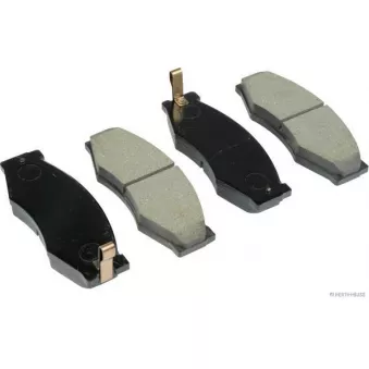Jeu de 4 plaquettes de frein avant HERTH+BUSS JAKOPARTS J3601033