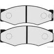 Jeu de 4 plaquettes de frein avant HERTH+BUSS JAKOPARTS J3601033 - Visuel 2