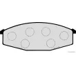 Jeu de 4 plaquettes de frein avant HERTH+BUSS JAKOPARTS J3601034 - Visuel 2