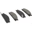 Jeu de 4 plaquettes de frein avant HERTH+BUSS JAKOPARTS J3601037 - Visuel 1