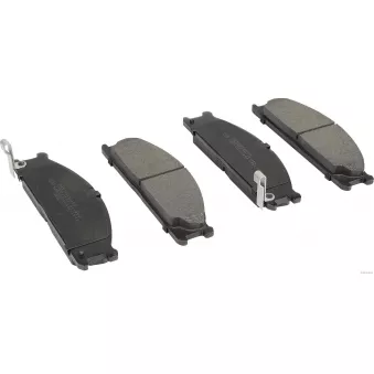 Jeu de 4 plaquettes de frein avant HERTH+BUSS JAKOPARTS J3601037