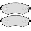 Jeu de 4 plaquettes de frein avant HERTH+BUSS JAKOPARTS J3601042 - Visuel 2