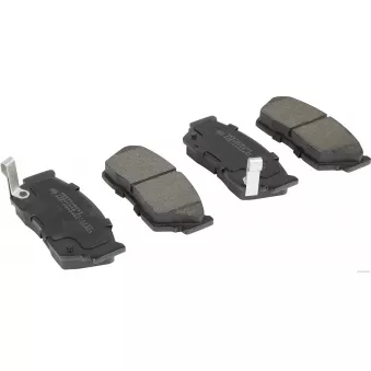Jeu de 4 plaquettes de frein avant HERTH+BUSS JAKOPARTS J3601048