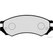 Jeu de 4 plaquettes de frein avant HERTH+BUSS JAKOPARTS J3601050 - Visuel 2