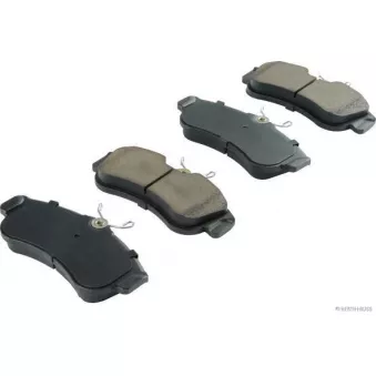 Jeu de 4 plaquettes de frein avant HERTH+BUSS JAKOPARTS J3601051