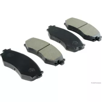 Jeu de 4 plaquettes de frein avant HERTH+BUSS JAKOPARTS J3601052