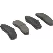 Jeu de 4 plaquettes de frein avant HERTH+BUSS JAKOPARTS J3601053 - Visuel 1
