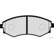 Jeu de 4 plaquettes de frein avant HERTH+BUSS JAKOPARTS J3601055 - Visuel 2