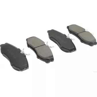 Jeu de 4 plaquettes de frein avant HERTH+BUSS JAKOPARTS