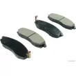 Jeu de 4 plaquettes de frein avant HERTH+BUSS JAKOPARTS J3601065 - Visuel 1