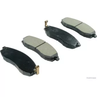 Jeu de 4 plaquettes de frein avant HERTH+BUSS JAKOPARTS J3601065