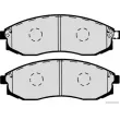 Jeu de 4 plaquettes de frein avant HERTH+BUSS JAKOPARTS J3601065 - Visuel 2