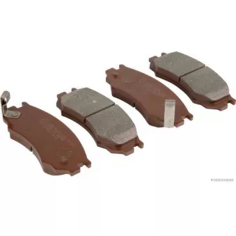 Jeu de 4 plaquettes de frein avant HERTH+BUSS JAKOPARTS J3601069
