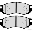 Jeu de 4 plaquettes de frein avant HERTH+BUSS JAKOPARTS J3601069 - Visuel 2