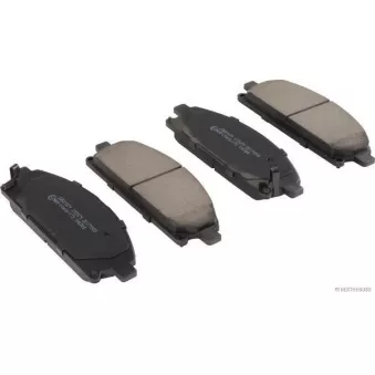 Jeu de 4 plaquettes de frein avant HERTH+BUSS JAKOPARTS J3601071