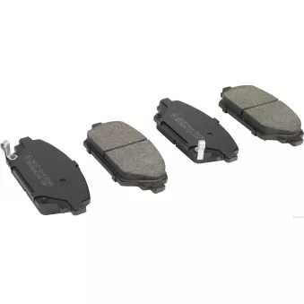 Jeu de 4 plaquettes de frein avant HERTH+BUSS JAKOPARTS J3601072