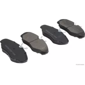Jeu de 4 plaquettes de frein avant HERTH+BUSS JAKOPARTS J3601080