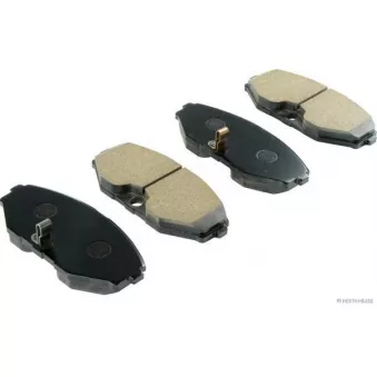 Jeu de 4 plaquettes de frein avant HERTH+BUSS JAKOPARTS J3601089