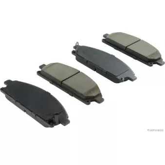 Jeu de 4 plaquettes de frein avant HERTH+BUSS JAKOPARTS J3601090