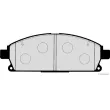 Jeu de 4 plaquettes de frein avant HERTH+BUSS JAKOPARTS J3601090 - Visuel 2