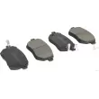 Jeu de 4 plaquettes de frein avant HERTH+BUSS JAKOPARTS J3601092 - Visuel 1