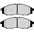 Jeu de 4 plaquettes de frein avant HERTH+BUSS JAKOPARTS J3601096 - Visuel 2