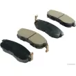 Jeu de 4 plaquettes de frein avant HERTH+BUSS JAKOPARTS J3601097 - Visuel 1