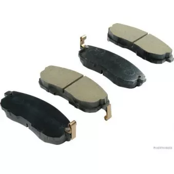 Jeu de 4 plaquettes de frein avant HERTH+BUSS JAKOPARTS J3601097