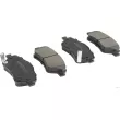 Jeu de 4 plaquettes de frein avant HERTH+BUSS JAKOPARTS J3602001 - Visuel 1