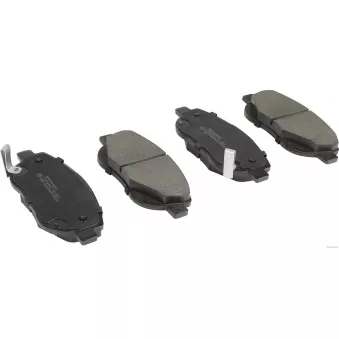 Jeu de 4 plaquettes de frein avant HERTH+BUSS JAKOPARTS