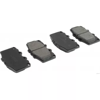 Jeu de 4 plaquettes de frein avant HERTH+BUSS JAKOPARTS J3602036