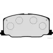 Jeu de 4 plaquettes de frein avant HERTH+BUSS JAKOPARTS J3602037 - Visuel 2