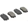 Jeu de 4 plaquettes de frein avant HERTH+BUSS JAKOPARTS J3602043 - Visuel 1