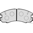 Jeu de 4 plaquettes de frein avant HERTH+BUSS JAKOPARTS J3602049 - Visuel 2