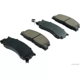 Jeu de 4 plaquettes de frein avant HERTH+BUSS JAKOPARTS J3602050
