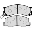 Jeu de 4 plaquettes de frein avant HERTH+BUSS JAKOPARTS J3602050 - Visuel 2