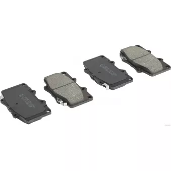 Jeu de 4 plaquettes de frein avant HERTH+BUSS JAKOPARTS