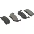 Jeu de 4 plaquettes de frein avant HERTH+BUSS JAKOPARTS J3602057 - Visuel 1